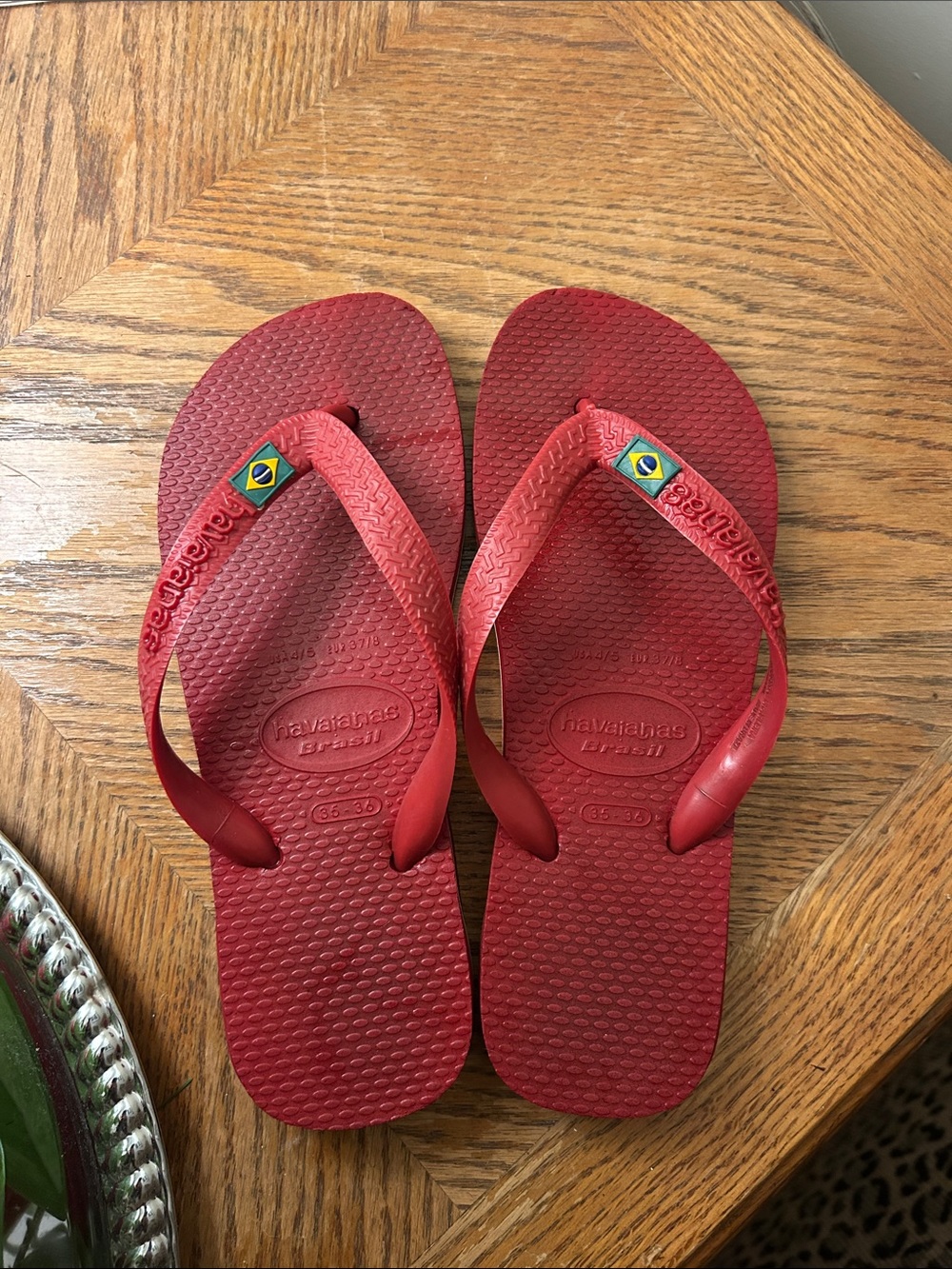 Brazil Havaianas Red Flip Flops